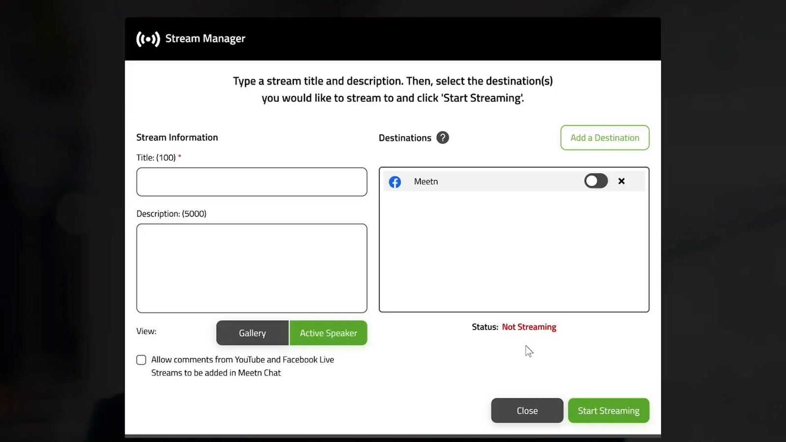 Livestreaming to multiple platforms