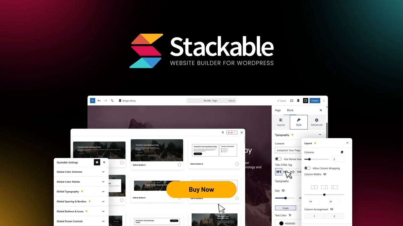 Call to action for Stackable lifetime access