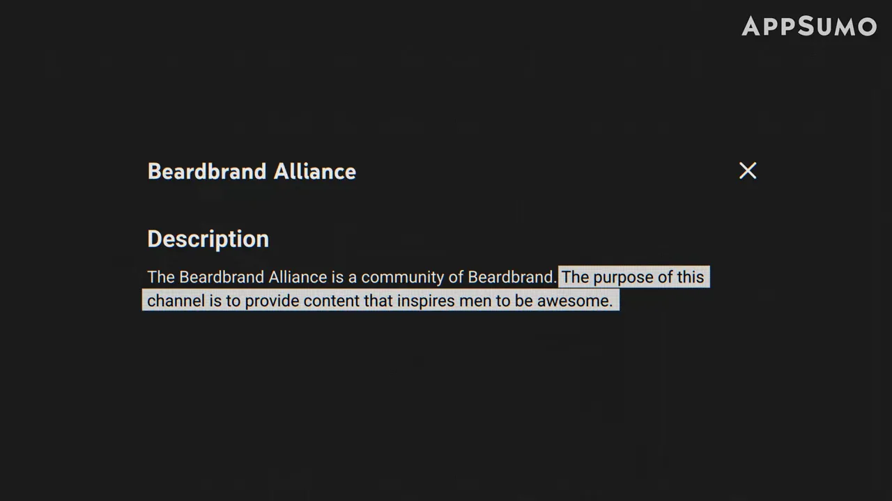 Explaining the mission: inspire men to be awesome